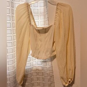 Urban Outfitters Cream Blouse